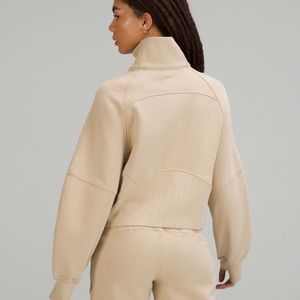 Scuba Oversized Funnel Neck Half zip Size XS/S